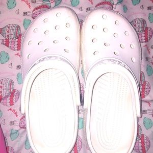 White Crocs